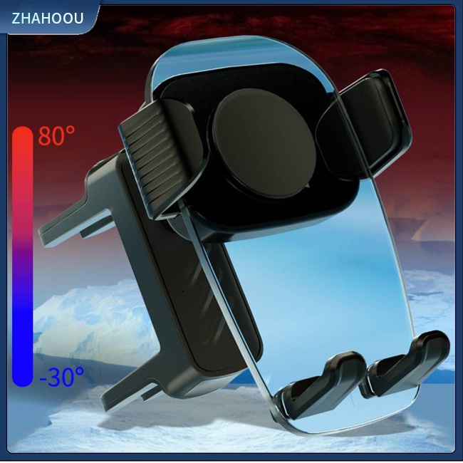 ☃Nhà Cửa☃ Giá Đỡ Điện Thoại Chống Rung Lắc Gắn Điều Hòa Xe Hơi K10-3 + JZ7