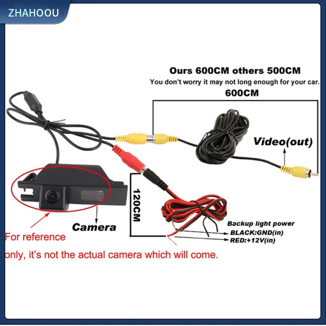 ☃Nhà Cửa☃ Camera Chiếu Hậu Hd Chống Thấm Nước Cho Xe Hơi Toyota Corolla 2007-2011