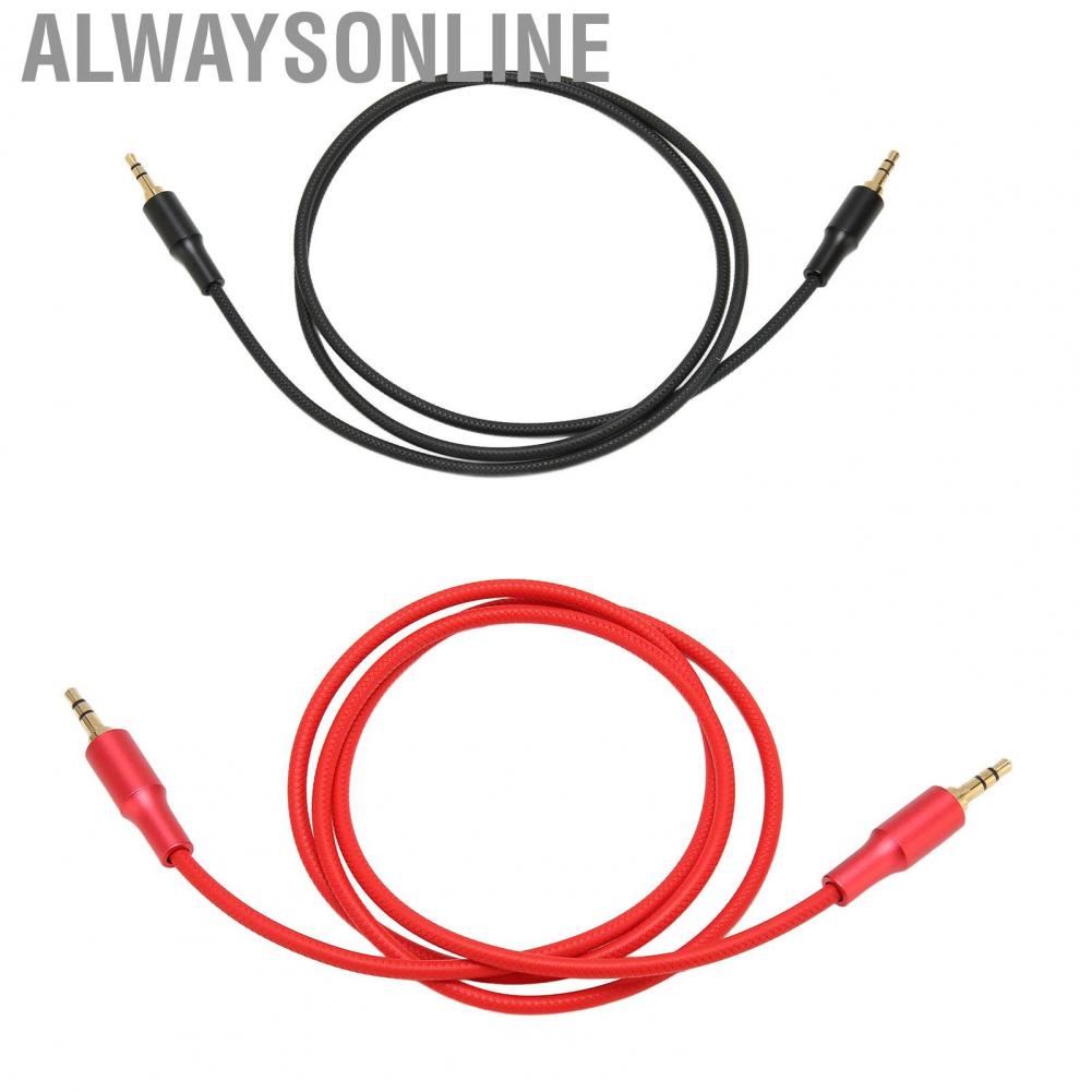Alwaysonline 3.5mm Male to Sound Aux Cable Stereo Cord for Earphones Car  A
