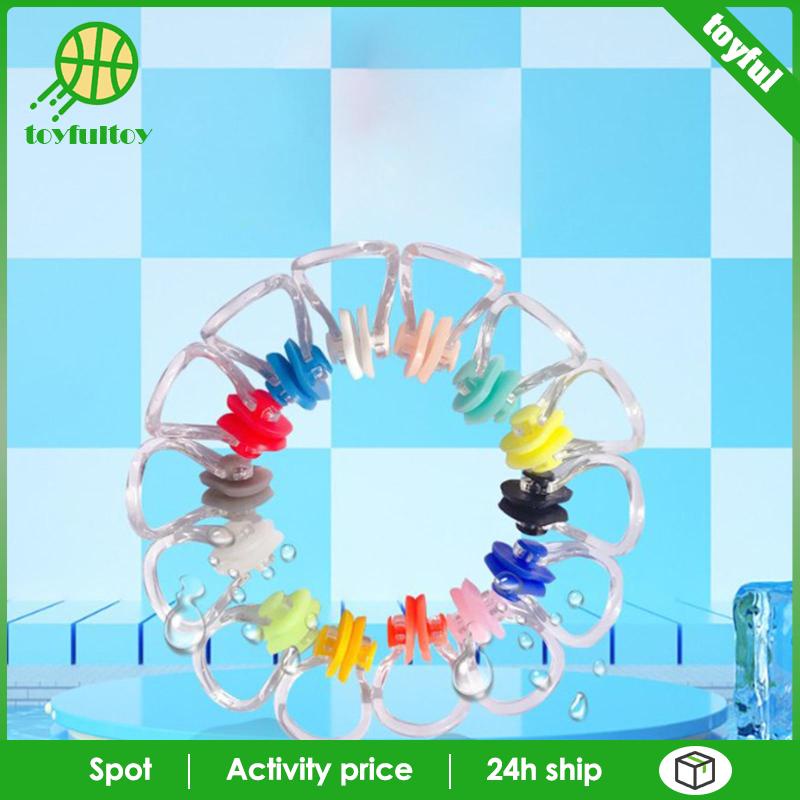 Set 14 Kẹp Mũi Bằng Silicone Bảo Vệ An Toàn Cho Bé Khi Đi Lặn