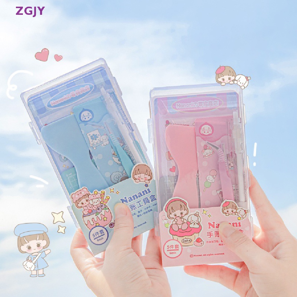 Set 8 Dụng Cụ Sổ Tay Kèm Hộp Đựng Tiện Lợi Mới