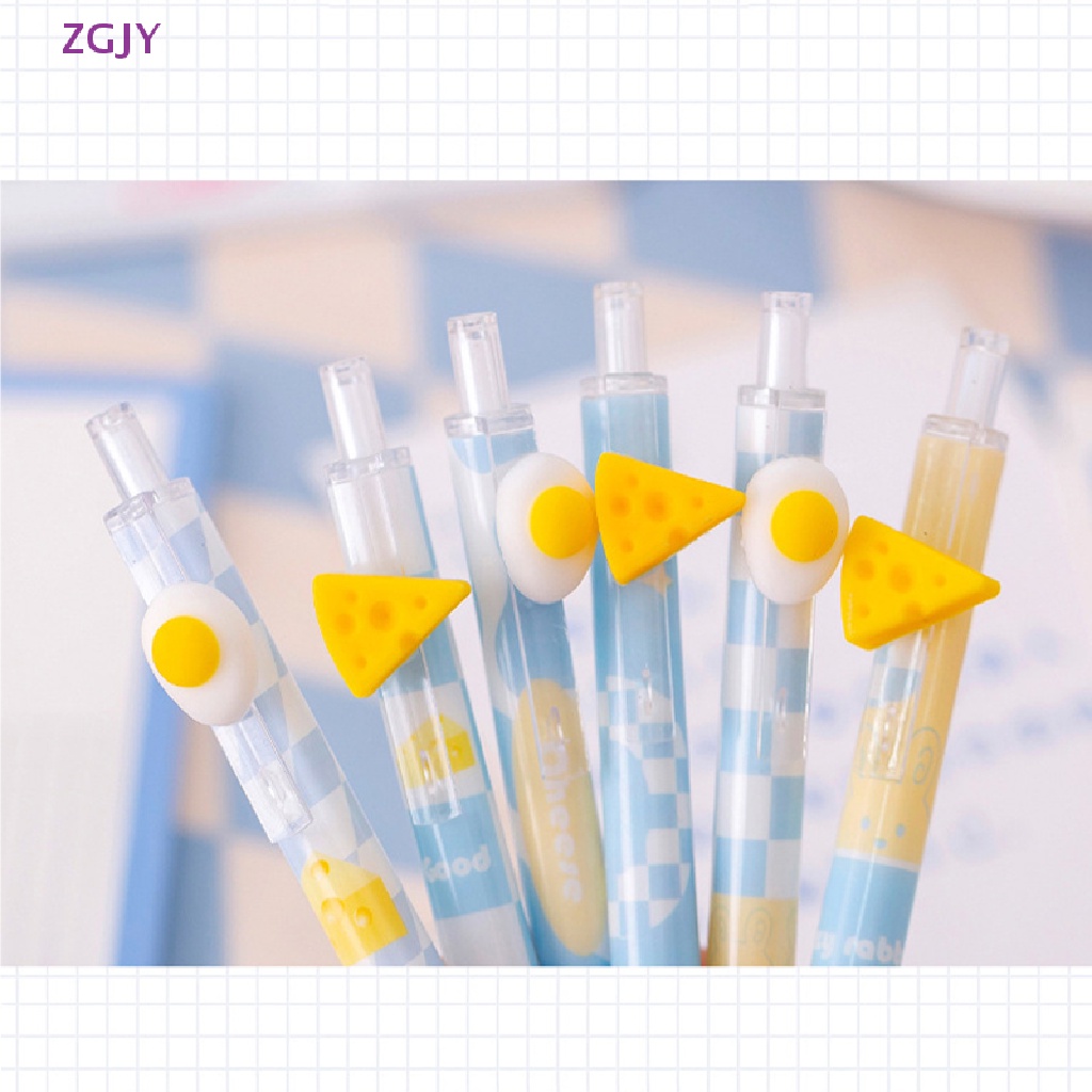 Bút Mực Gel Hình Quả Trứng Phô Mai Dễ Thương Mới