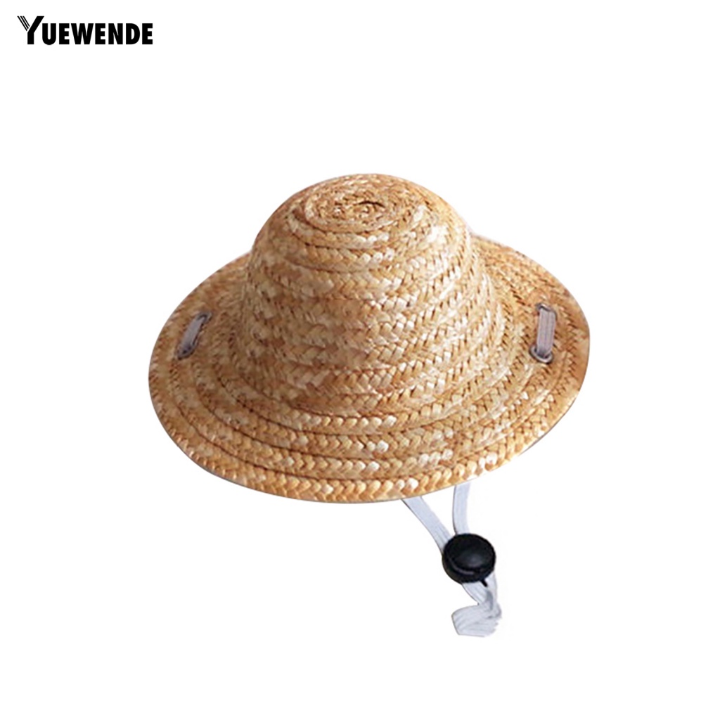 Mũ Rơm Mini Chống Nắng Thoải Mái Mùa Hè Cho Thú Cưng