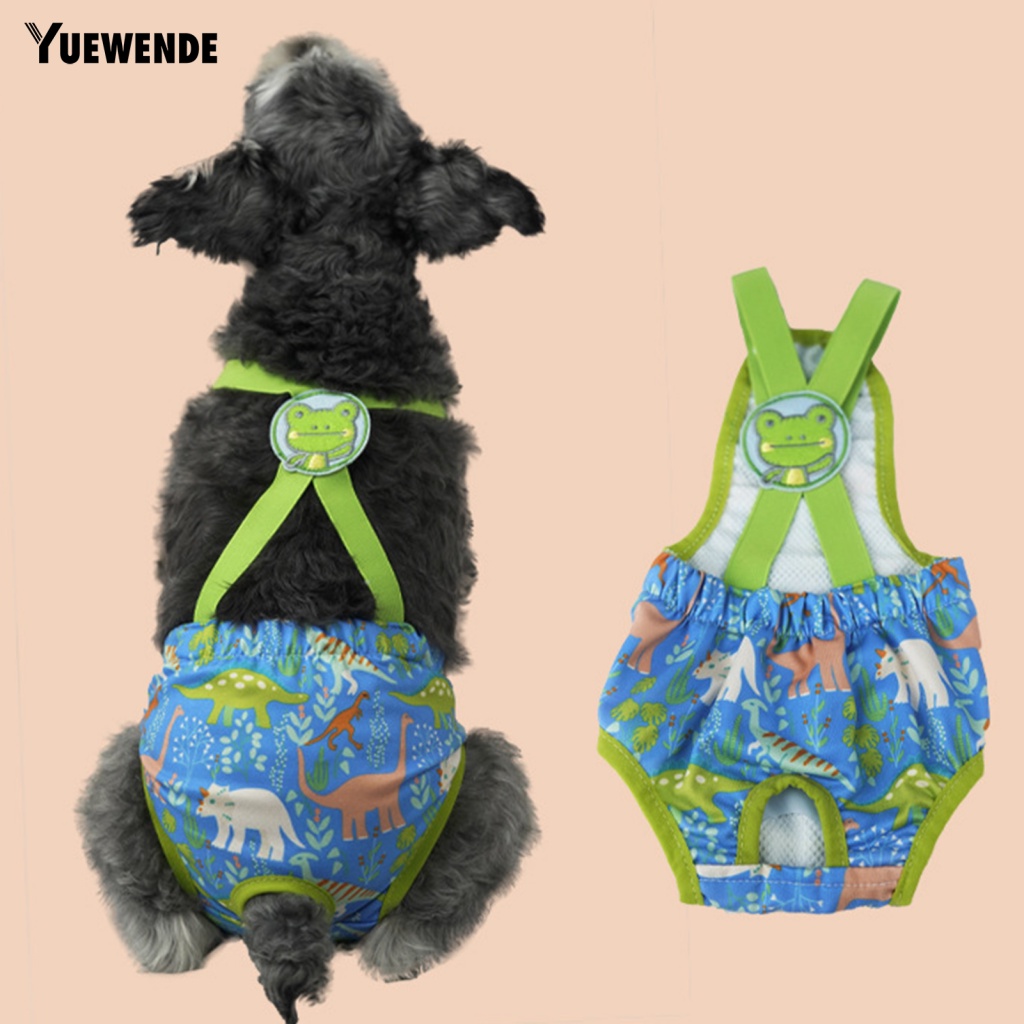 Quần Vệ Sinh Răng Cưa Họa Tiết Hoạt Hình Thoải Mái Bảo Vệ Cho Thú Cưng