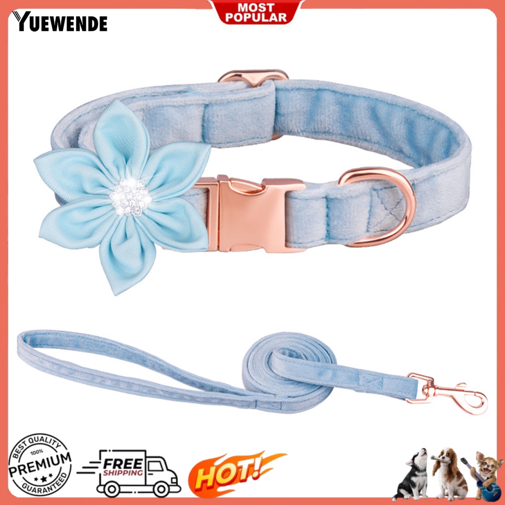 1 Bộ Vòng Cổ Thân Thiện Với Môi Trường Kèm Dây Dắt Cho Thú Cưng