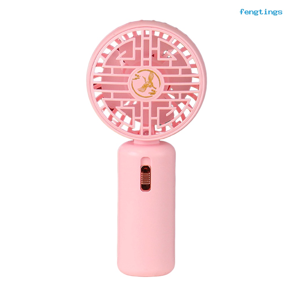 Quạt Làm Mát Cầm Tay Mini Tiếng Ồn Thấp Tiếng Ồn Sạc USB Phong Cách Trung Hoa
