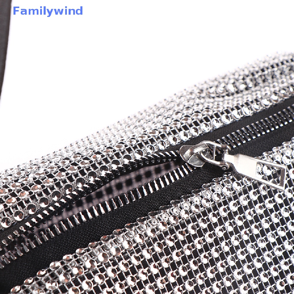 Túi Đeo Chéo Đính Đá Lấp Lánh Thời Trang Cho Nữ