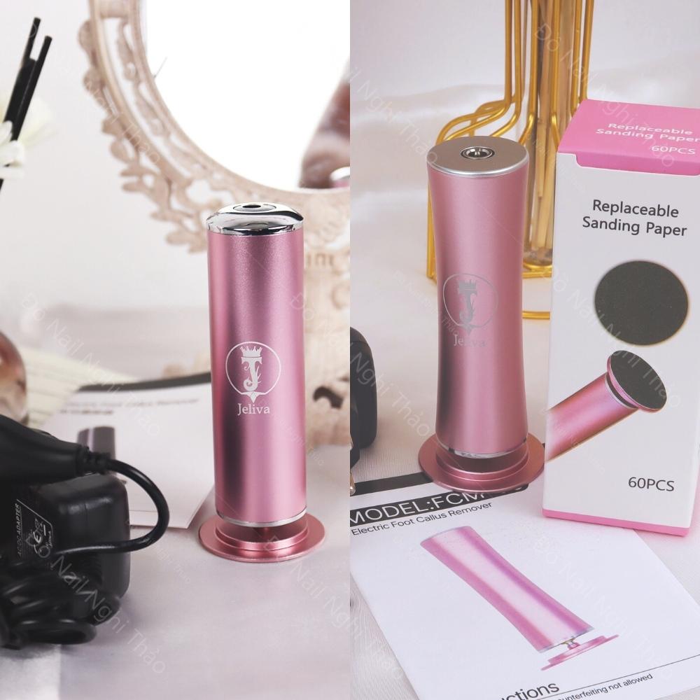 Thiết bị chăm sóc da chân bằng điện làm đẹp da chết Sửa chữa chân Máy mài chân có tấm chà có thể thay thế