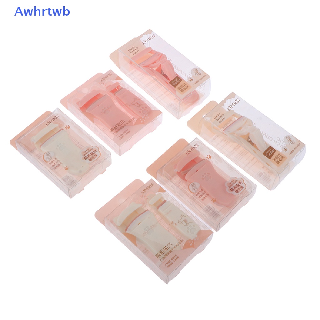 Kẹp Bấm Làm Cong Mi Chuyên Nghiệp Hình Chân Mèo Dễ Thương