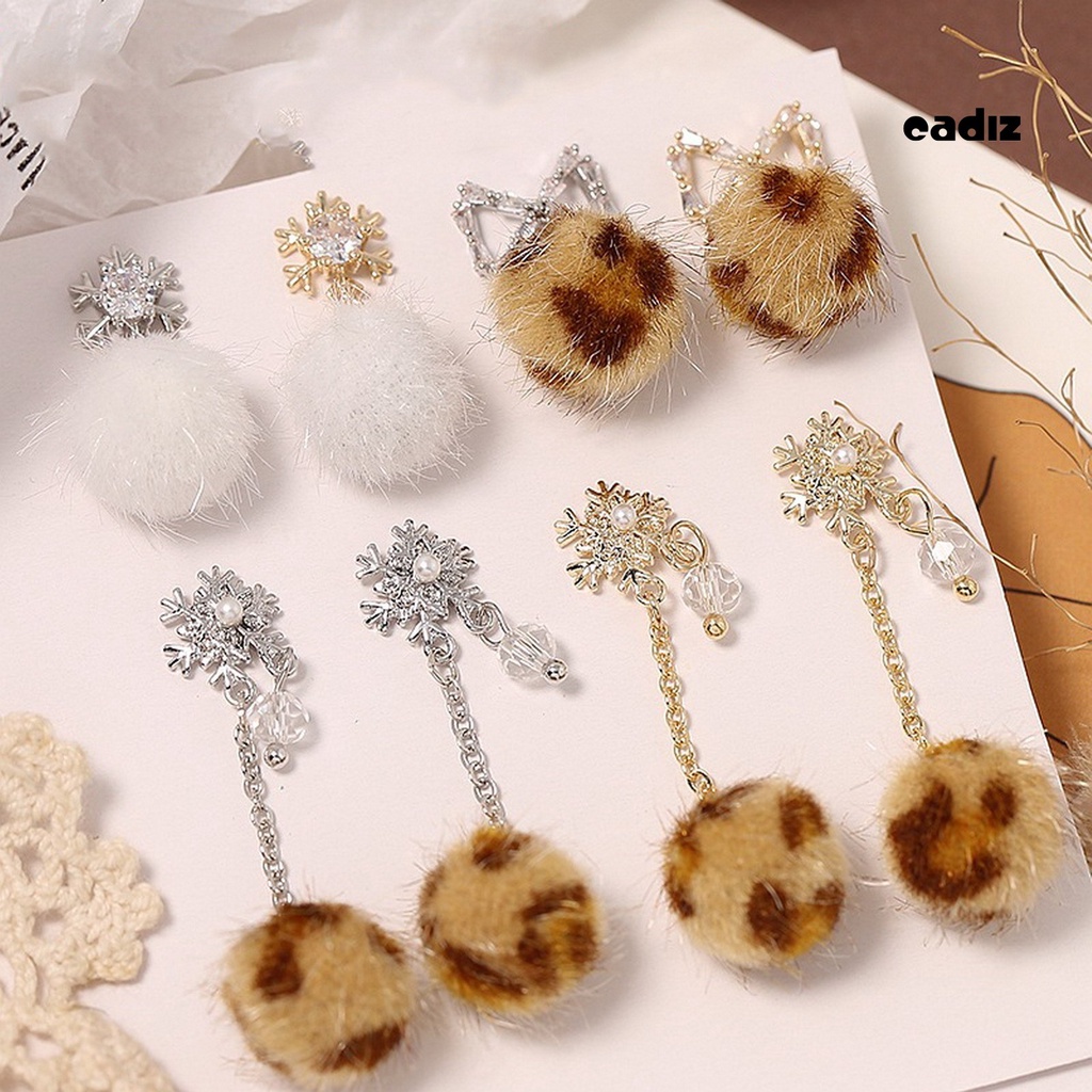 Bộ Phụ Kiện Trang Trí Móng Tay Nghệ Thuật Hình Bông Tuyết Ba Chiều Lấp Lánh Chống Rơi DIY