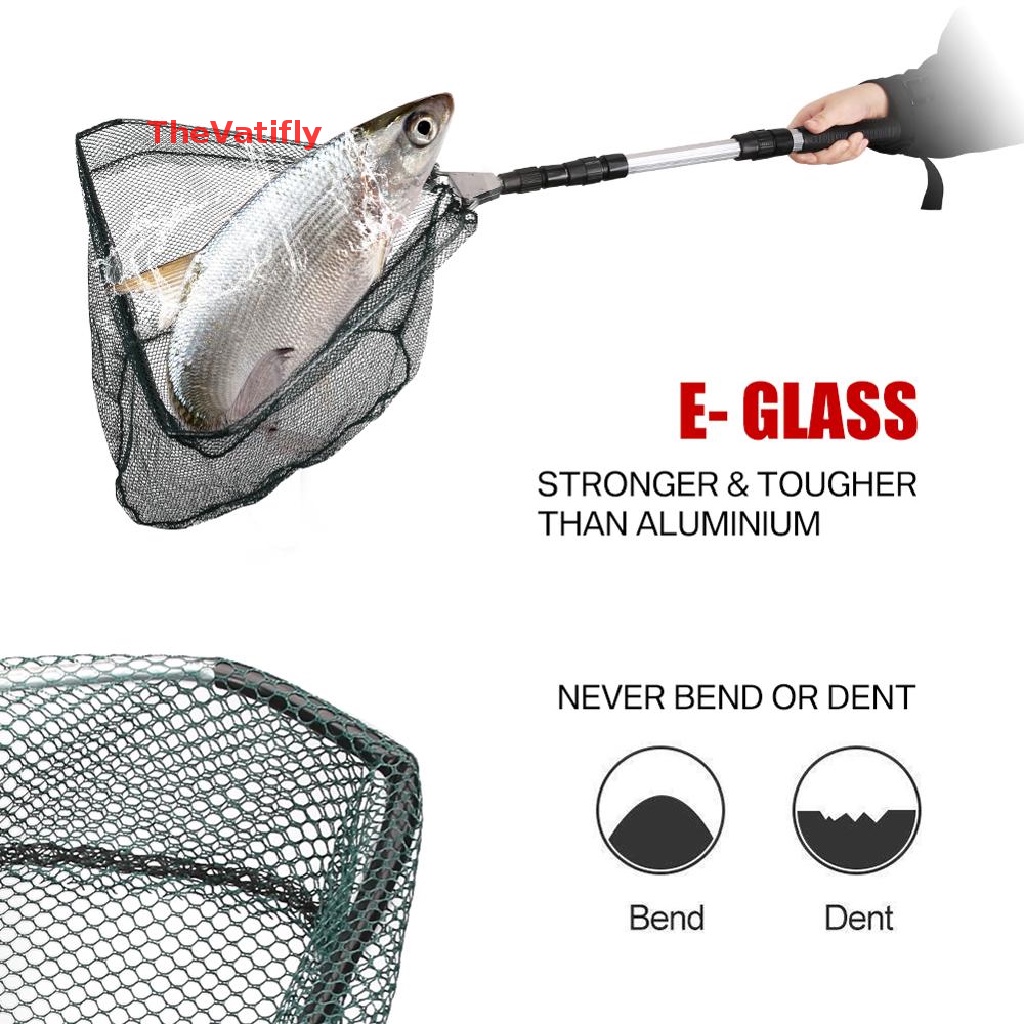 Lưới Bắt Cá Bằng Hợp Kim Nhôm 150CM Có Thể Gấp Gọn Tiện Dụng