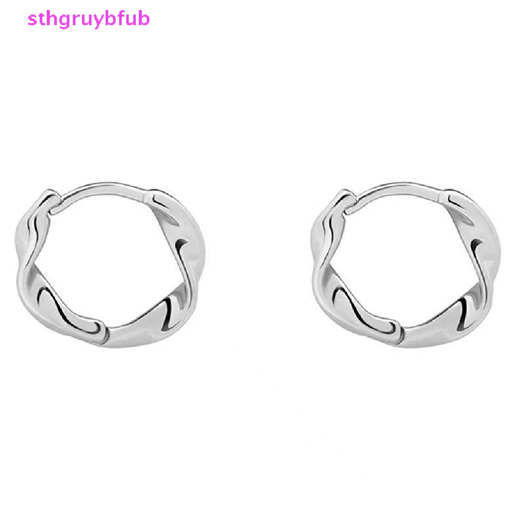 Khuyên Tai Dạng Vòng Xoắn Phong Cách Vintage Không Gây Dị Ứng Dành Cho Nữ