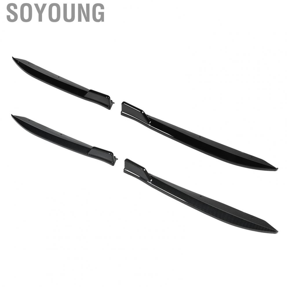 Soyoung Rear Bumper Lip Diffuser Spoiler Body Kits Left Right for Car