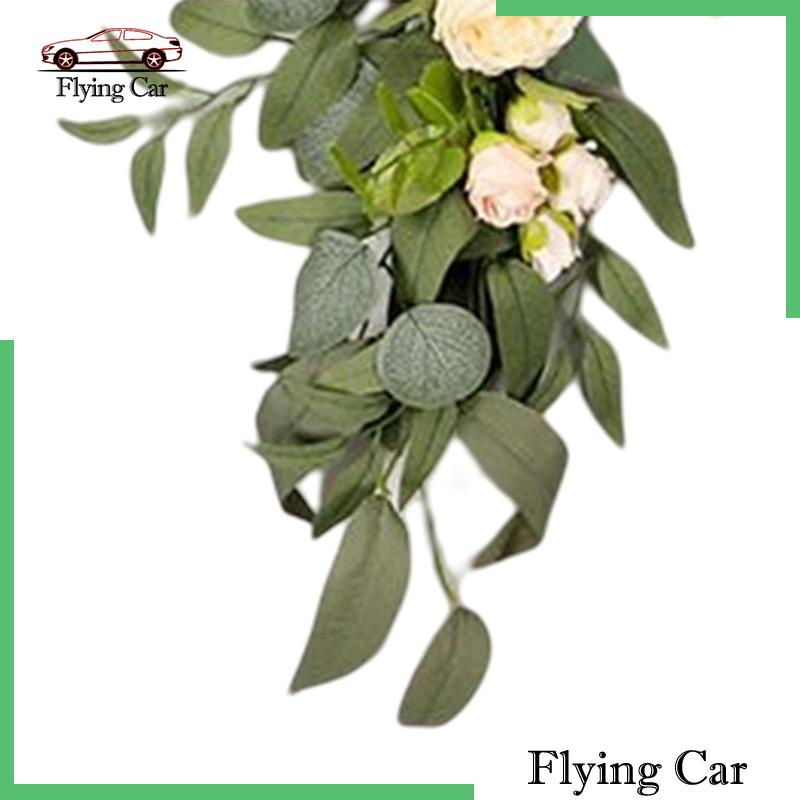 Set 2 Vòng Hoa Mẫu Đơn Giả Treo Tường Trang Trí Tiệc Cưới