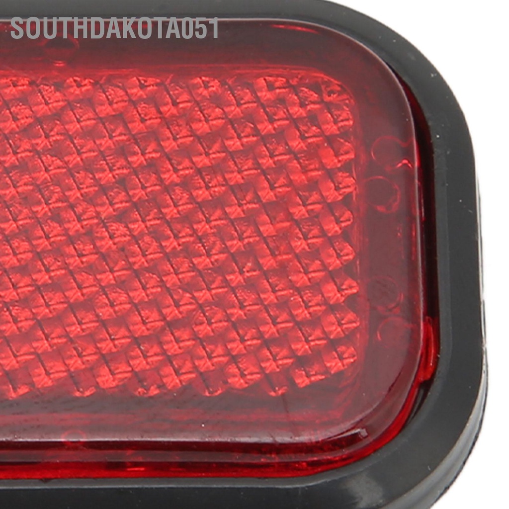 Southdakota051 4 Miếng Dán Phản Quang Hình Chữ Nhật An Toàn ABS Nhãn Đa Năng Cho Ô Tô Xe Máy