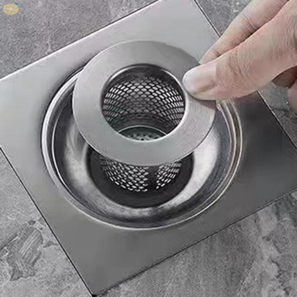 1 Dụng Cụ Lọc Tóc Bằng Thép Không Gỉ Màu Bạc Chắc Bền Mới Cho Bồn Rửa Nhà Bếp Nhà
