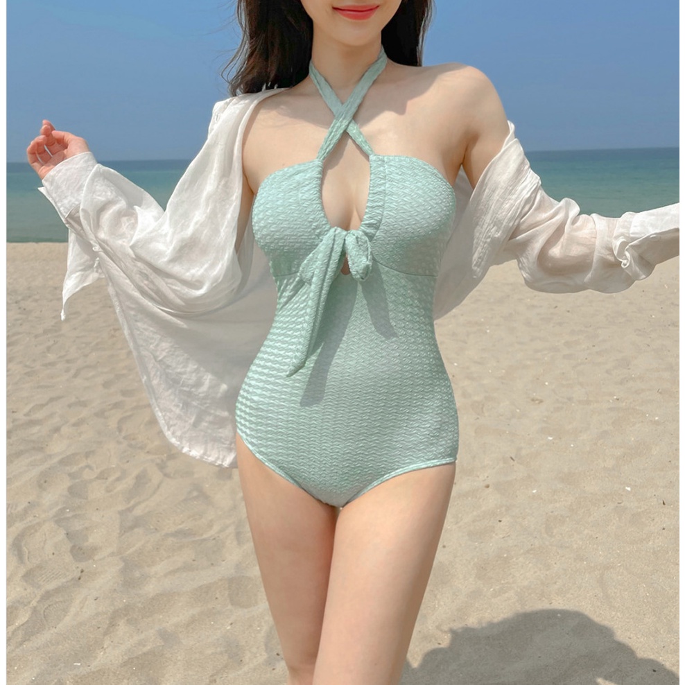 Bikini Một Mảnh Màu Sắc Kẹo Ngọt Thiết Kế Hợp Thời Trang Cho Phái Nữ