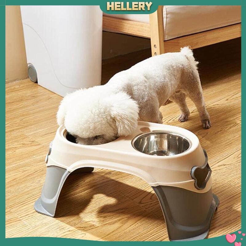 Đĩa Đựng Thức Ăn Chống Trượt Kèm Giá Đỡ Dành Cho Thú Cưng