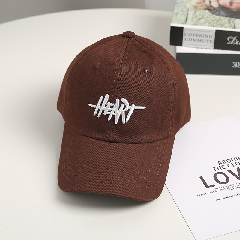 Mũ Lưỡi Trai Thêu Chữ Thời Trang Cho Cặp Đôi