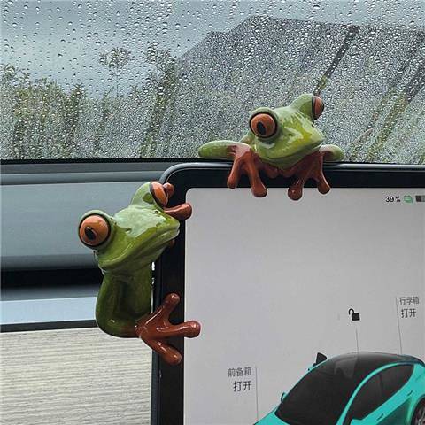 Car Decoration Car Screen Lying Doll Computer Display Screen Applicable to Mercedes-Benz Audi BMW Car Decoration WULT