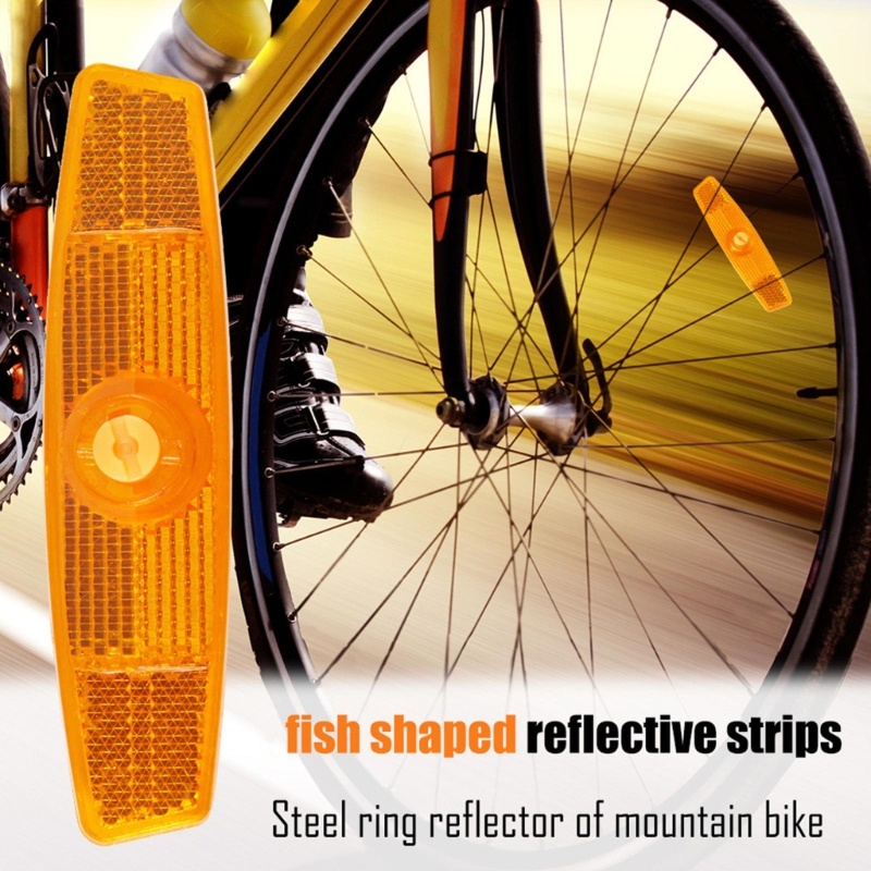 Bộ 8 Ống Phản Quang Cảnh Báo An Toàn Gắn Bánh Xe Đạp Leo Núi