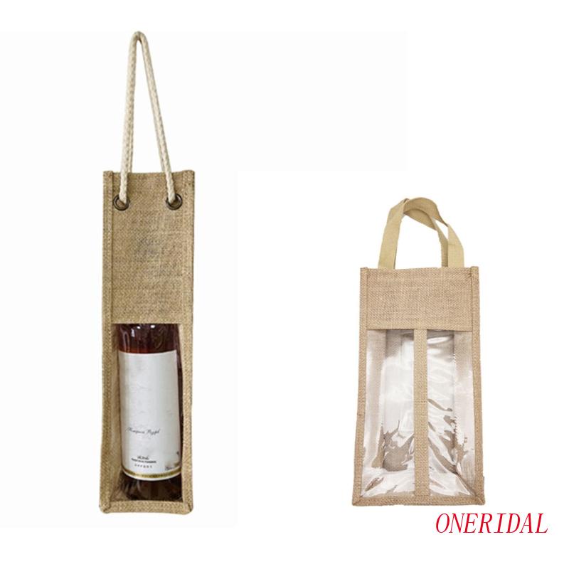 Túi Vải Bố Đựng Rượu Có Thể Tái Sử Dụng Tiện Lợi
