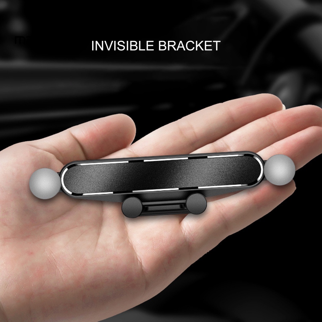 [Ma] Giá Đỡ Điện Thoại Di Động Mini Gắn Khe Điều Hòa Xe Hơi Trọng Lực Thời Gian Dài