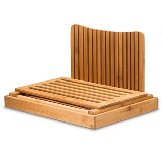 Nature Bamboo Bread Slicer For Homemade Bread Foladable & Compact Bread Slicer