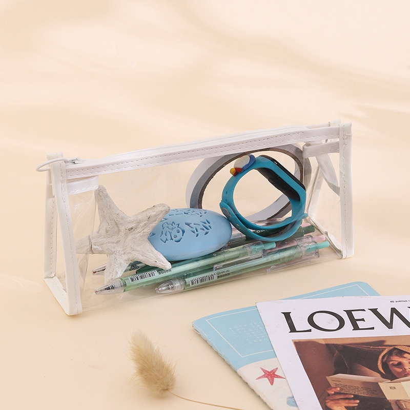 Túi Đựng Bút / Mỹ Phẩm Cỡ Lớn Chống Thấm Nước Thời Trang Tiện Dụng Mang Theo Du Lịch Ốp