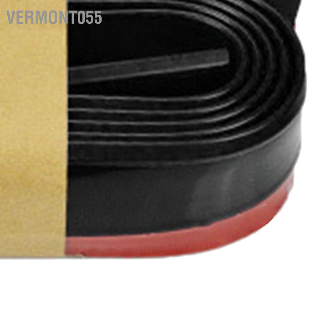Vermont055 Cản trước Bảo vệ môi lớn có thể gập lại Sọc cao su cho xe hơi