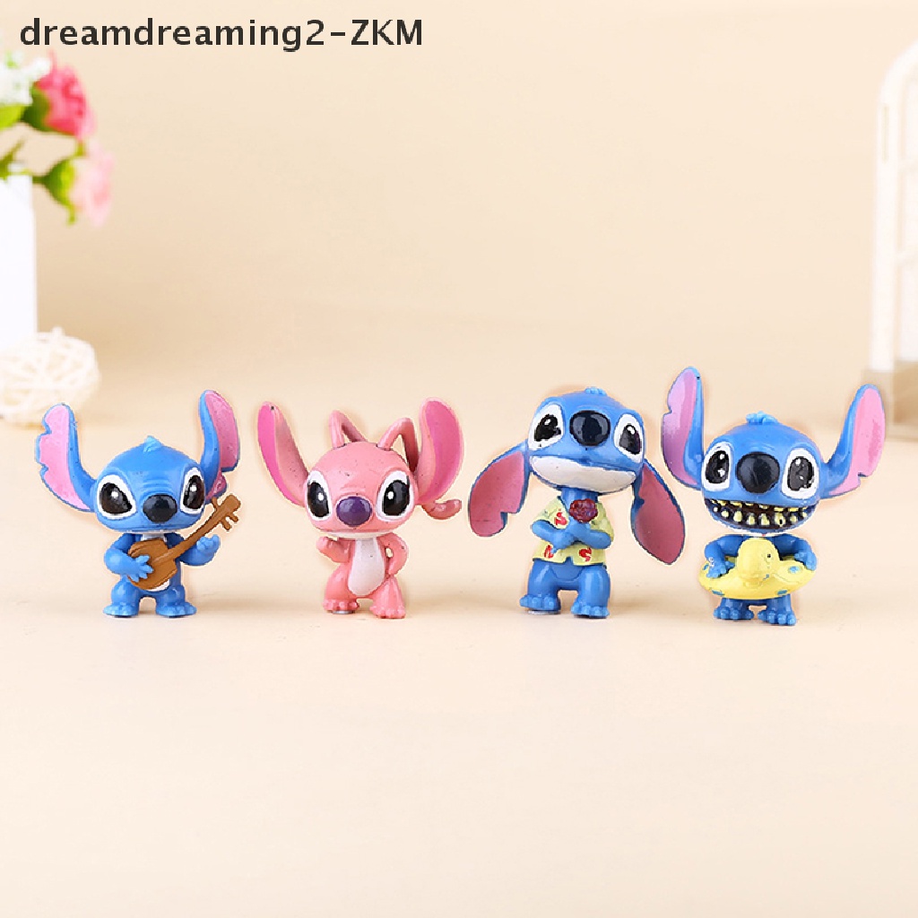 Bộ 10 Mô Hình Đồ Chơi Stitch Bằng PVC Cho Bé