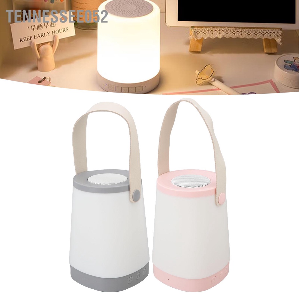 Tennessee052 Đèn Lồng Loa Bluetooth HiFi Sạc Radio Chức Năng Không Dây Ngoài Trời Có LED Ánh Sáng Môi Trường Xung Quanh Tay Cầm