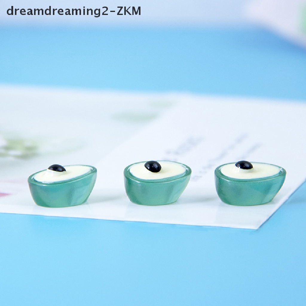 Bộ 5 Phụ Kiện Trang Trí Tóc Hình Trái Cây Hoạt Hình 3D DIY Bằng Nhựa Resin