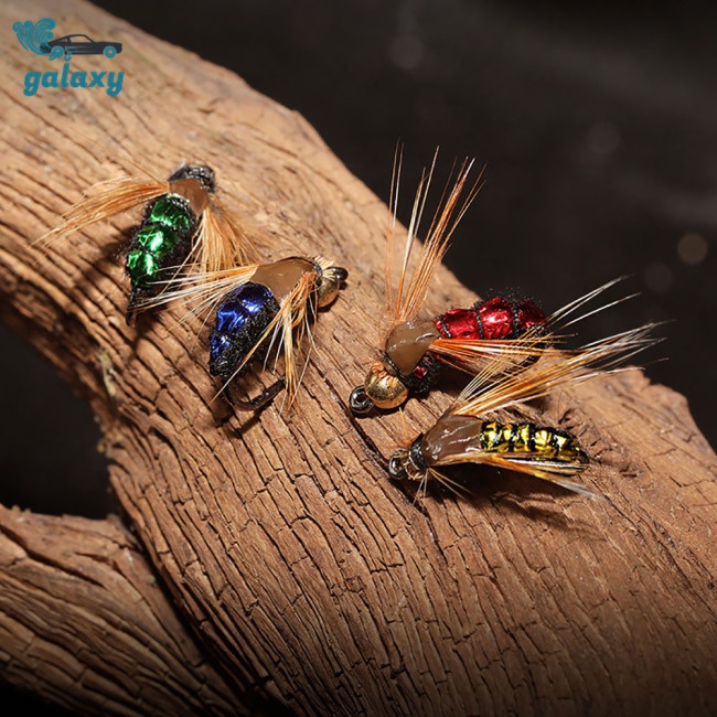Galaxy Set 10 Mồi Giả Câu Cá Hình Côn Trùng