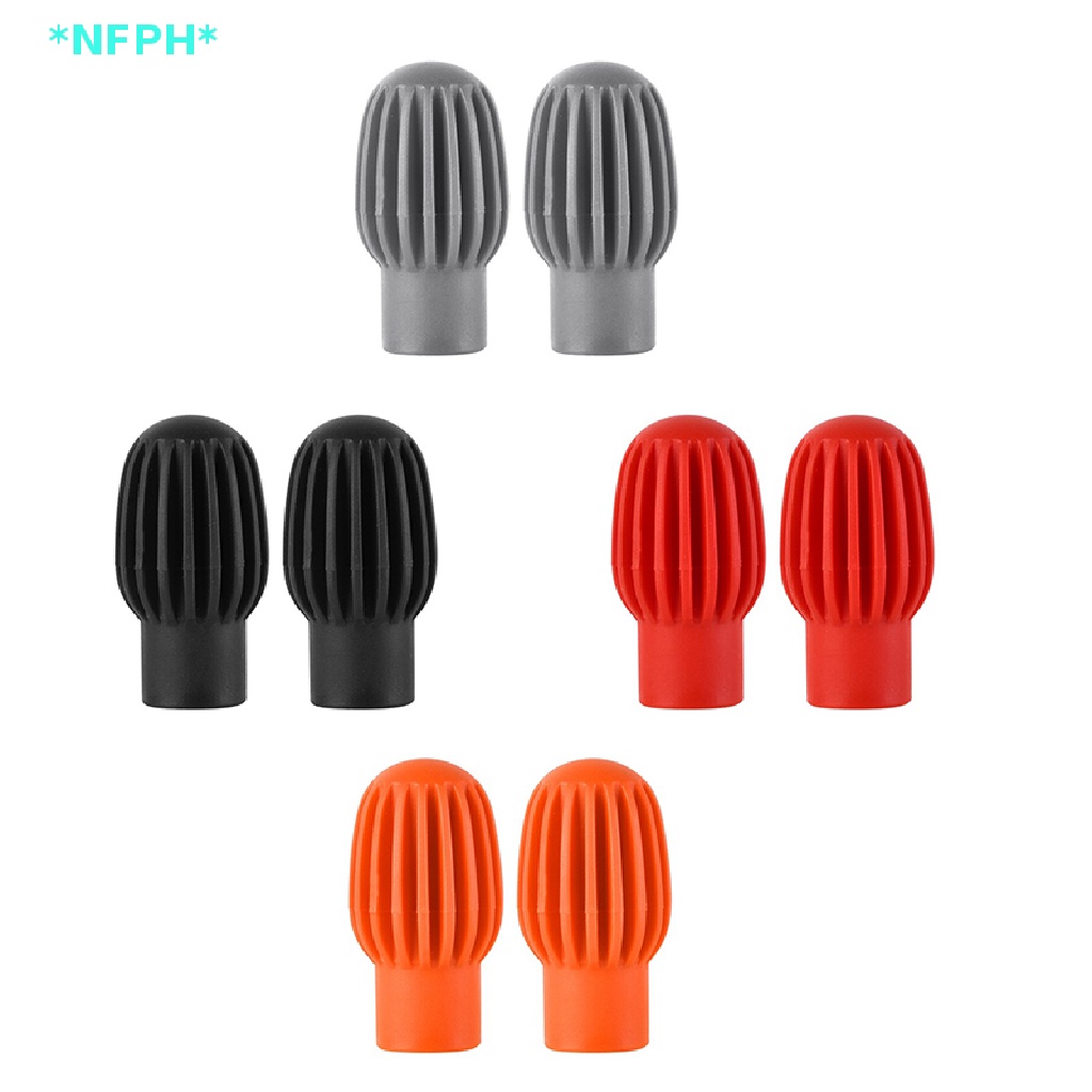 Bộ 2 / 4 Đầu Bọc Đầu Gậy Đánh Trống Giảm Ồn Bằng Silicon Mới