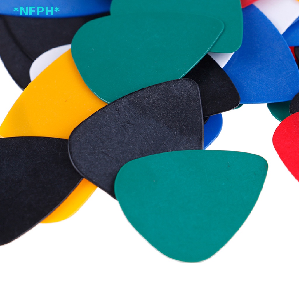 Bộ 100 Miếng Gảy Đàn Guitar Điện Mượt Mà Mới Áo Thun Thiết Kế Mới Năng Động Thời Trang