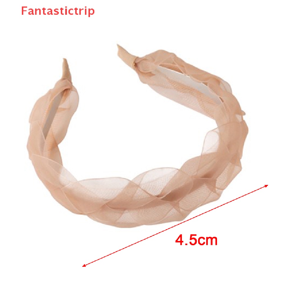 Băng Đô Vải Organza Mềm Mại Thời Trang Thanh Lịch Dành Cho Nữ