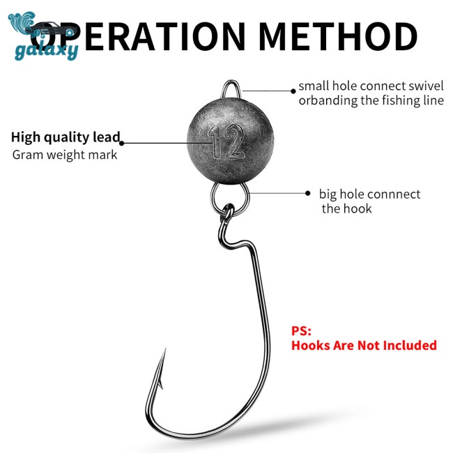 Galaxy Mồi Câu Cá Đầu Tròn Chuyên Nghiệp Chất Lượng Cao