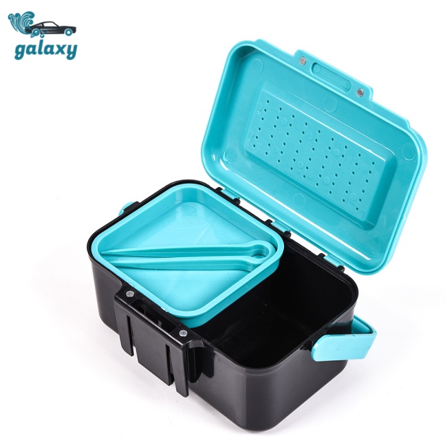 Galaxy Hộp Đựng Mồi Câu Cá 2 Ngăn Tiện Dụng