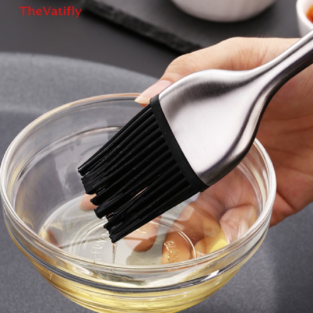 Bàn Chải Silicone Thép Không Gỉ Dùng Nướng Thịt BBQ Basg [TheVatifly]