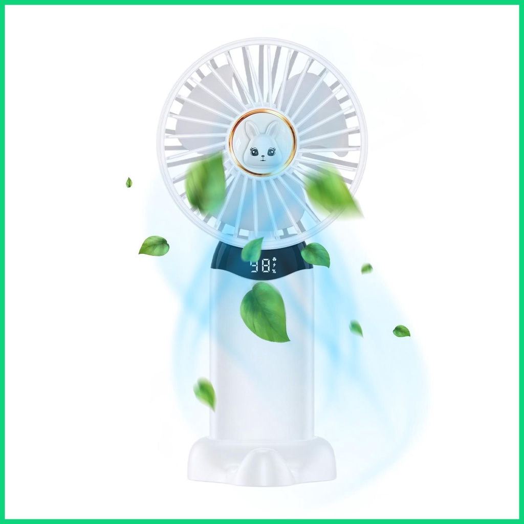 Quạt Làm Mát Có Đèn LED Sạc Được Không Ồn