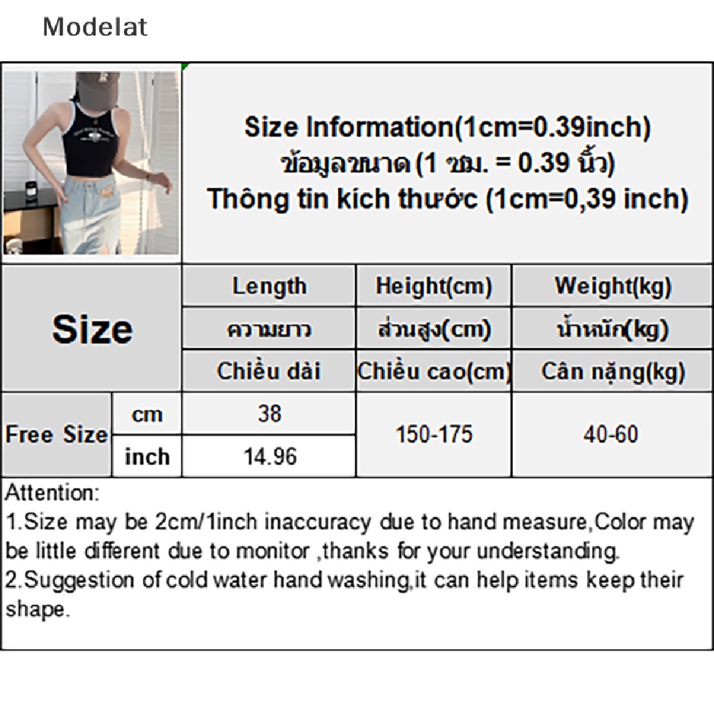 Áo Dây Sát Nách Cổ Tròn In Chữ Màu Sắc Tương Phản Thời Trang Mùa Hè Cho Nữ