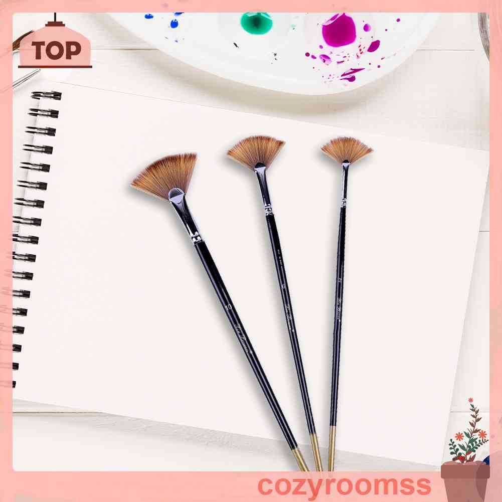 Set 3 / 5 Cọ Vẽ Tranh Chuyên Dụng Cho Học Sinh