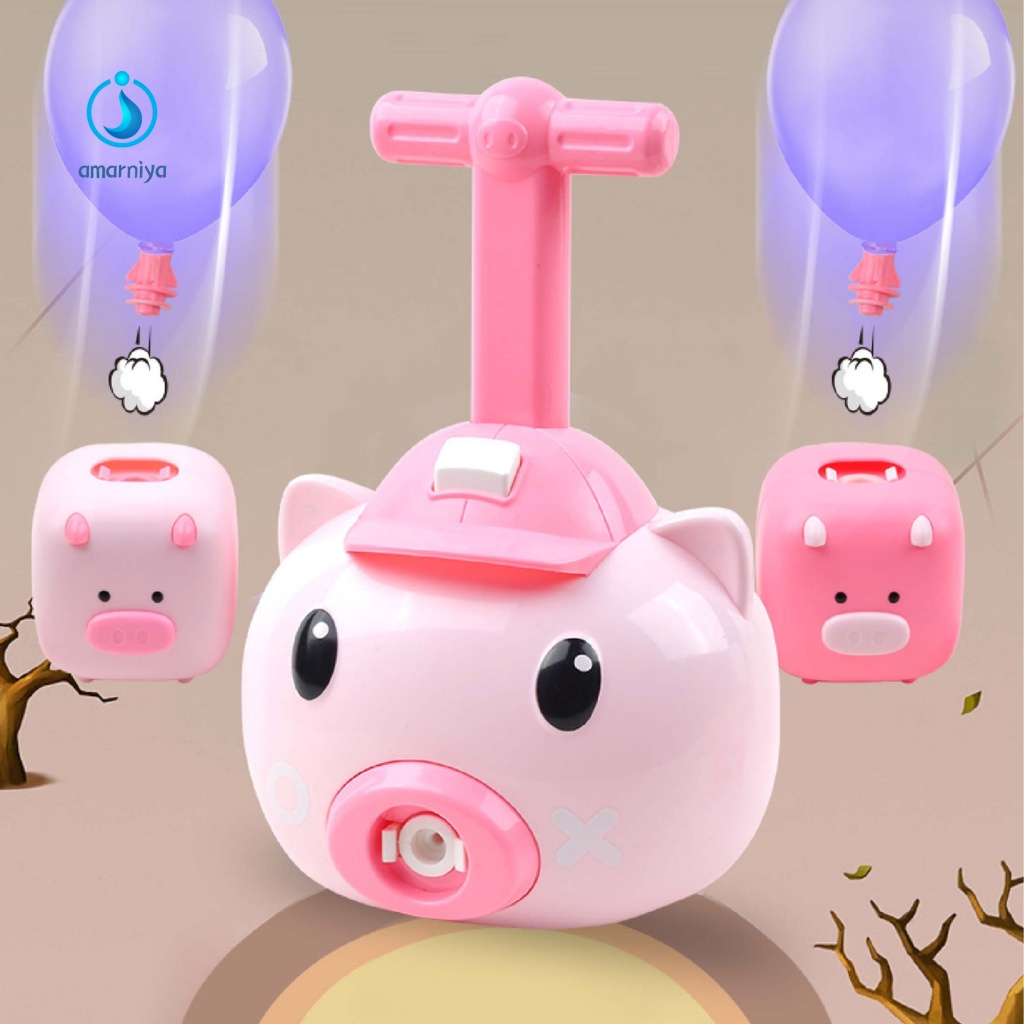 1 Bộ Đồ Chơi Xe Hơi Chạy Bằng Bong Bóng Vui Nhộn Cho Bé