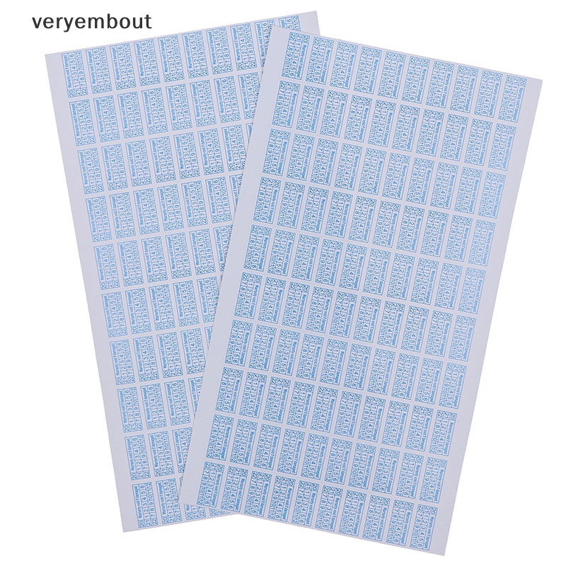 Set 200 Nhãn Dán Bảo Vệ An Toàn Bị Hư Hại 2020-2022 n