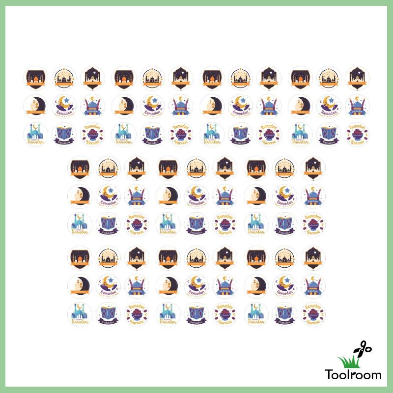 Miếng Dán Trang Trí Hình Eid Mubarak Độc Đáo
