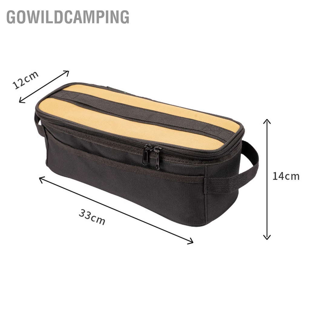 GoWildCamping Cắm trại ngoài trời cắm trại túi lưu trữ lều phụ kiện túi đựng bộ thiết bị bộ đồ ăn bếp đèn bình xăng đồ lặt vặt」 cmman