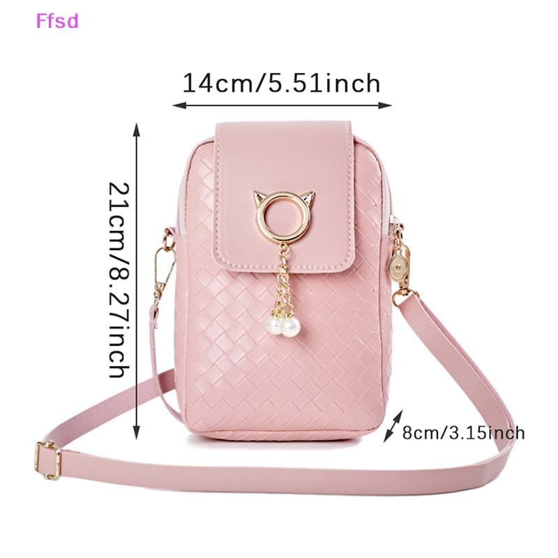{Ffsd} Túi Đeo Chéo Vai Mini Đựng Điện Thoại Đính Ngọc Trai Thời Trang Xuân Hè Dành Cho Nữ * Bán Chạy
