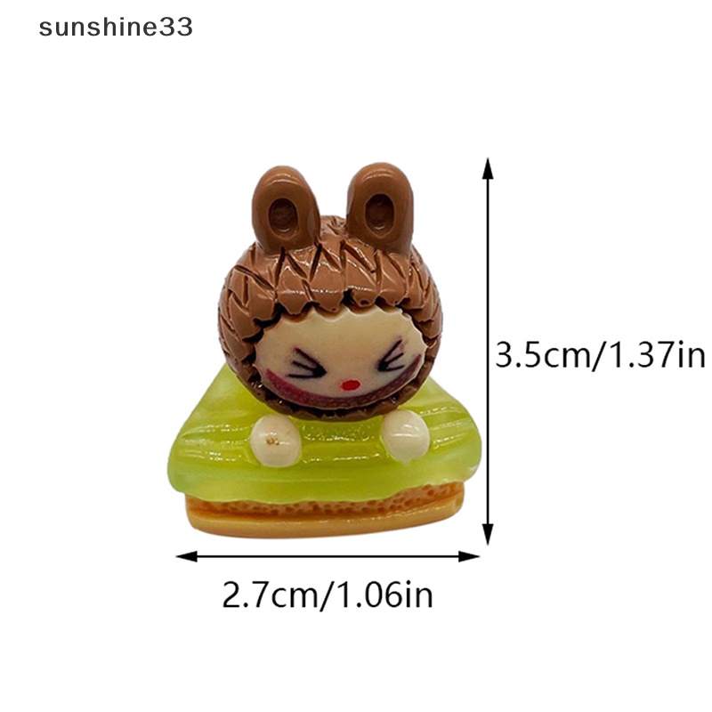 1 Đồ trang trí Bánh Ngọt Dạ Quang Thu Nhỏ Dùng Trang Trí Tiểu Cảnh