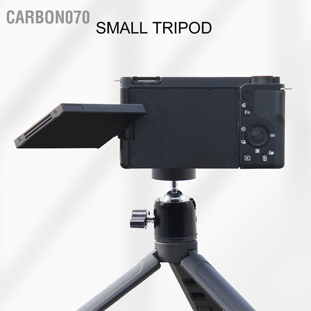 Carbon070 Chân máy tính bảng nhỏ Tripod Điện thoại để quay video Vlogging và chụp ảnh du lịch Màu đen